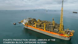 Fourth Production Vessel Arrives in Guyana Fourth Production Vessel Arrives in Guyana