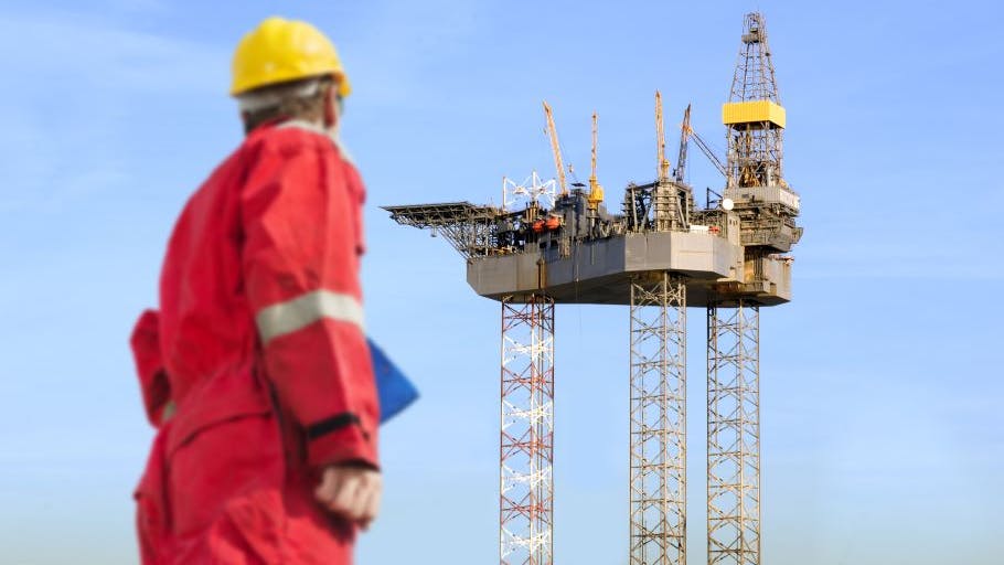 offshore rig worker