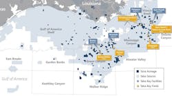 Talos Energy GoM asset map Talos Energy GoM asset map