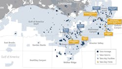 Talos Energy GoM asset map Talos Energy GoM asset map