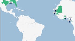 Kosmos Energy asset map Kosmos Energy asset map