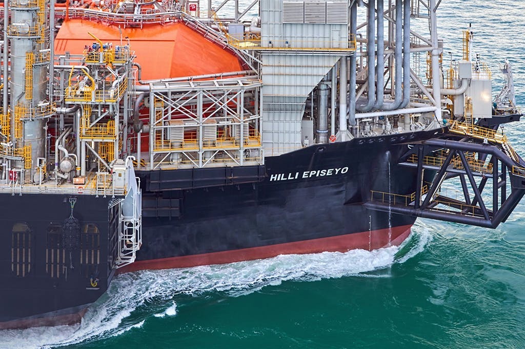 Hilli Episeyo FLNG vessel