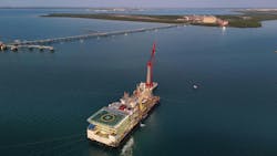 Sandpiper pipelay barge Sandpiper pipelay barge