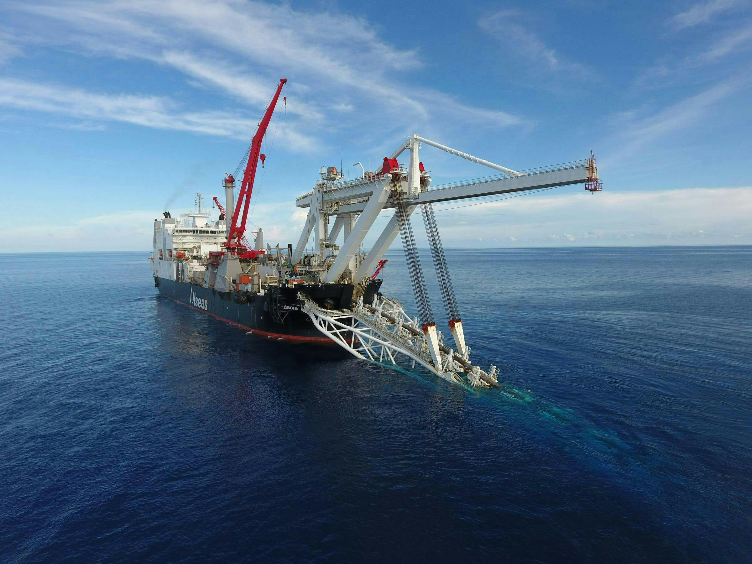 Audacia pipelay vessel