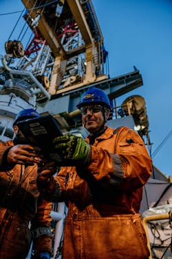 Onboard the Noble Patriot Onboard the Noble Patriot