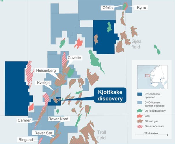 offshore Kjøttkake discovery