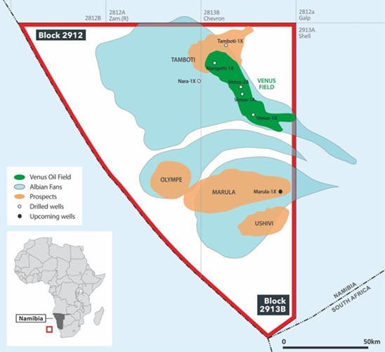 Namibia assets map
