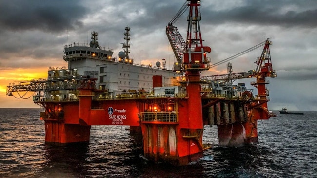 Safe Notos rig offshore Brazil