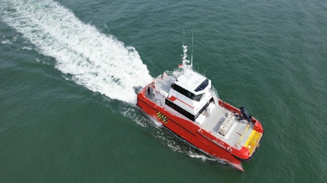CTV sails offshore