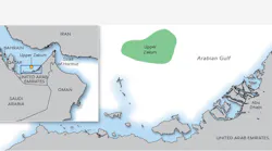 Upper Zakum development project map