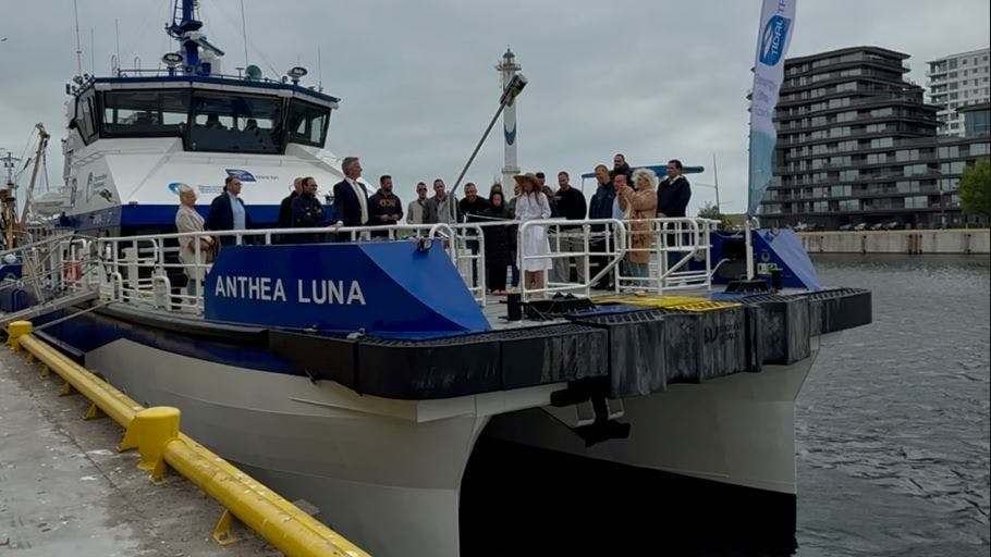 Tidal Transit&rsquo;s newest CTV christened ahead of maiden charter