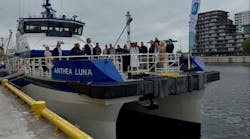 Tidal Transit’s newest CTV christened ahead of maiden charter Tidal Transit’s newest CTV christened ahead of maiden charter