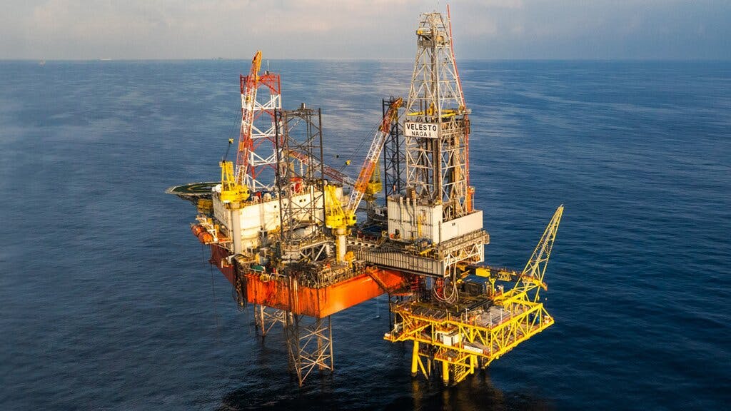 Velesto offshore drilling rig