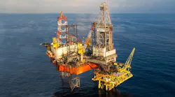 Velesto offshore drilling rig