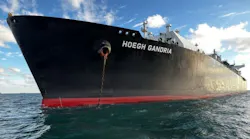 LNG carrier Höegh Gandria sails offshore