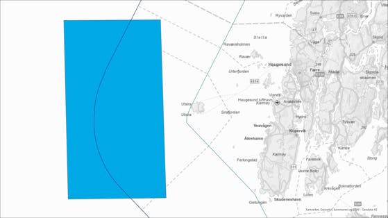 Utsira Nord competition for project areas map