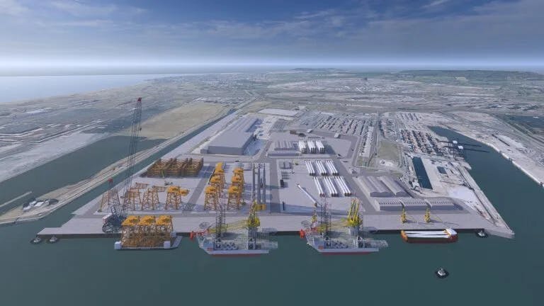 Illustration of PD Ports proposed site