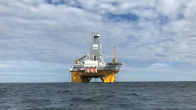 Deepsea Nordkapp drilling rig in the North Sea