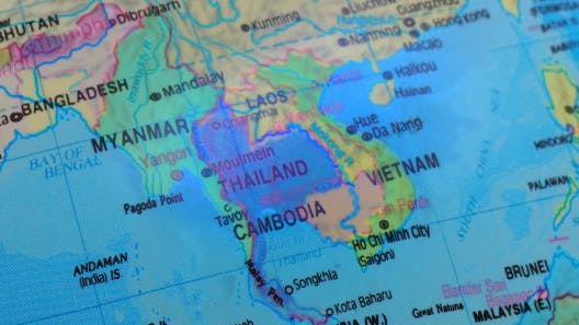 offshore Thailand map