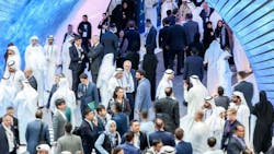 ADIPEC conference crowd ADIPEC conference crowd