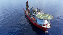 Subsea7 vessel transporting subsea equipment offshore.