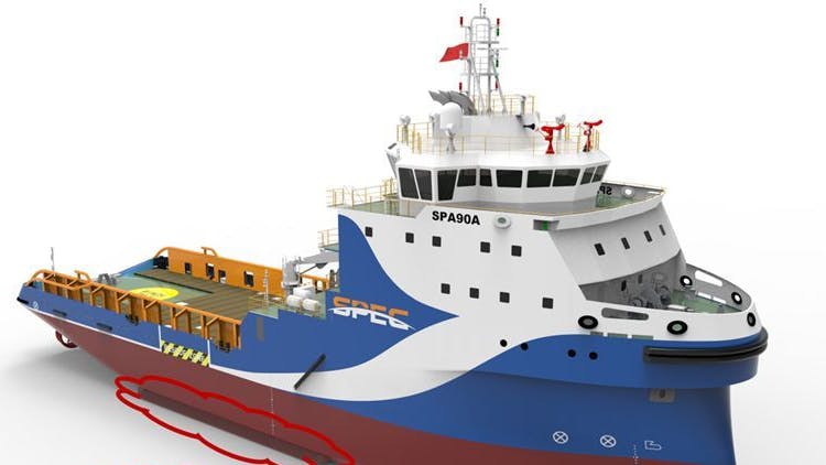 SPA90 AHTS vessel