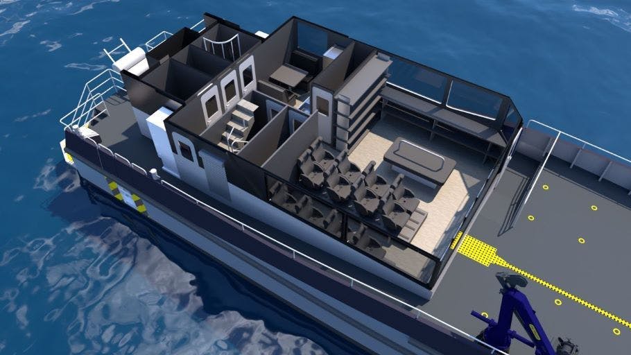 Interior of the new CTV Interior of the new CTV