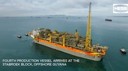 ONE GUYANA FPSO expected to come online in late summer ONE GUYANA FPSO expected to come online in late summer