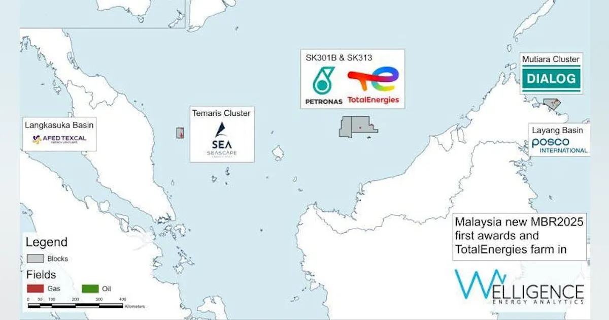 Angsi Field Seascape awarded operatorship of small gas fields cluster offshore ...