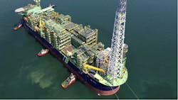 BW Opal FPSO. BW Opal FPSO.