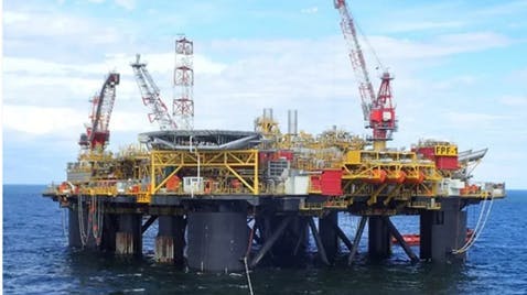 Stella Field platform in the North Sea.