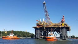 FPF-1 semisubmersible platform FPF-1 semisubmersible platform