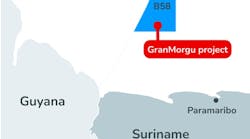 map of GranMorgu in Suriname map of GranMorgu in Suriname