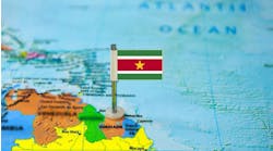 Map of Suriname Map of Suriname