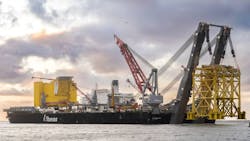 Lankhorst High-Capacity Slings for Allseas Jacket Lifting System Lankhorst High-Capacity Slings for Allseas Jacket Lifting System