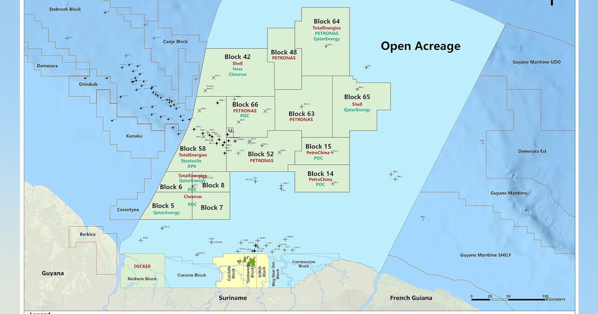 Hess exits Block 59 offshore Suriname