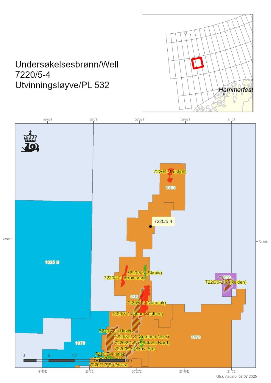 Map of Barents Sea blocks