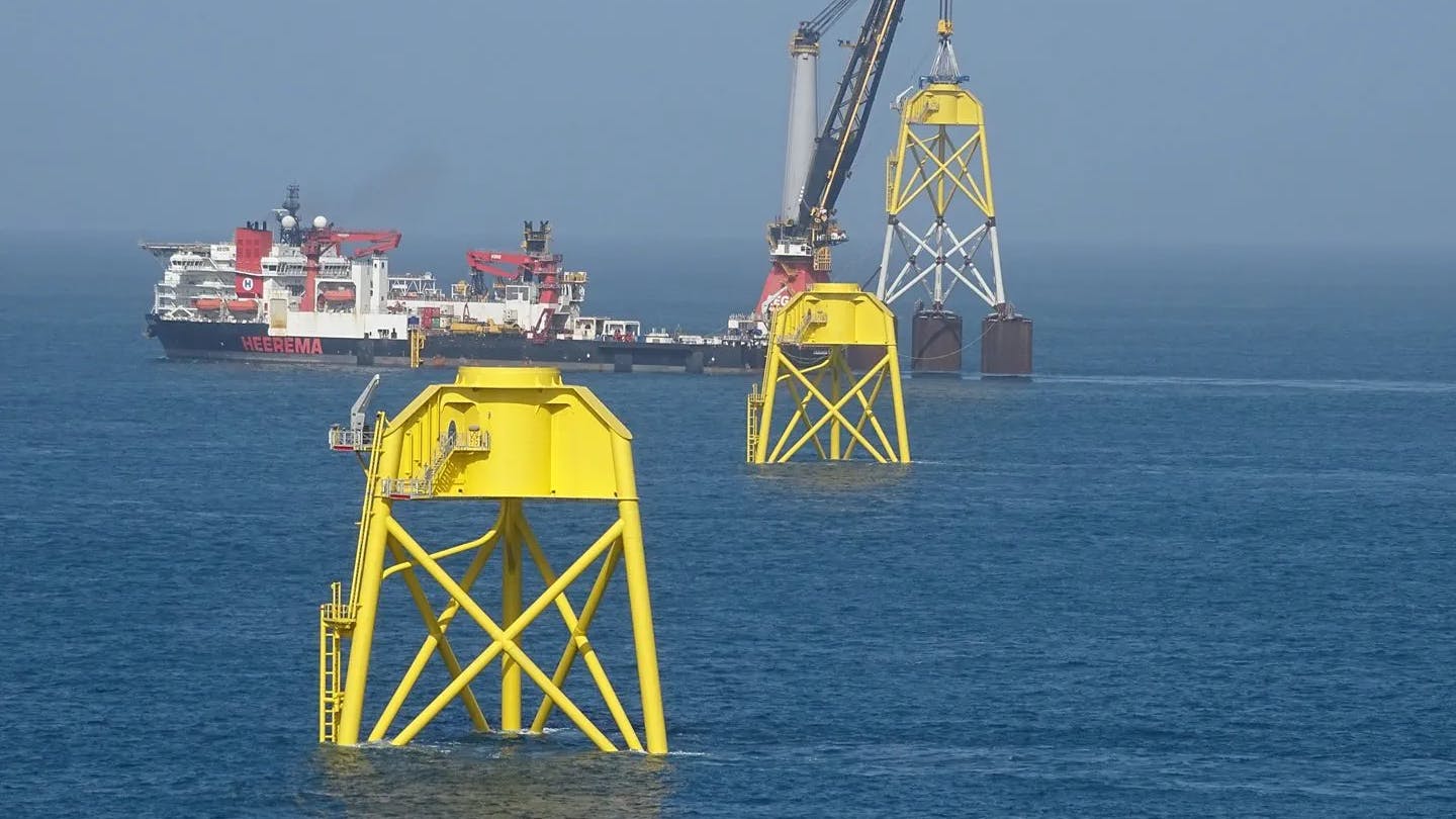 Greater Changhua 2 offshore wind farm construction