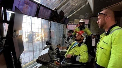Transocean rig personnel working offshore