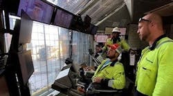 Transocean rig personnel working offshore Transocean rig personnel working offshore