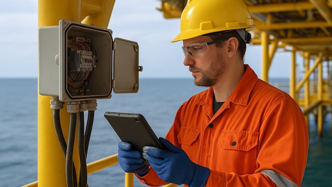 Offshore Electrical Inspection Using Mobile Technology