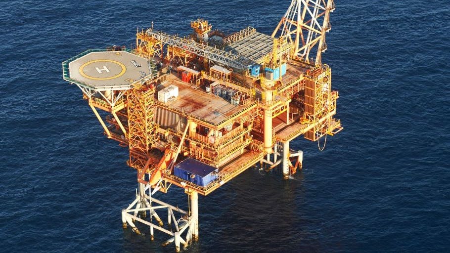Angel platform for North West Shelf platform offshore Australia
