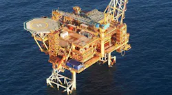 Angel platform for North West Shelf platform offshore Australia