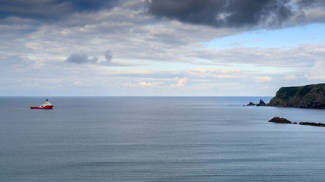 vessel offshore Scotland