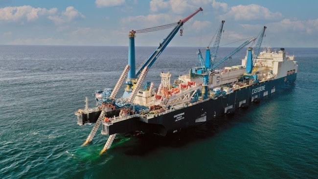 Saipem has completed pipeline installation for Equinor's Irpa project in the Norwegian Sea.