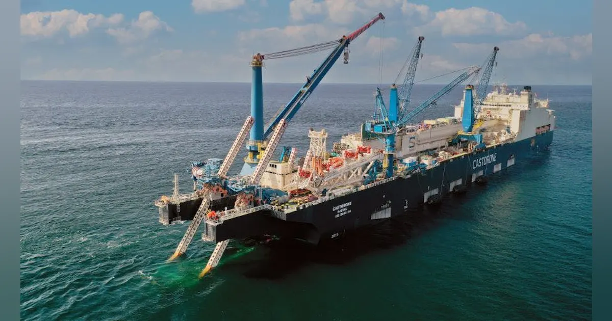 Castorone completes deepwater Irpa-Hansteen pipelay offshore mid-Norway ...