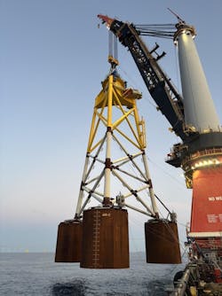 suction-bucket jacket foundation suction-bucket jacket foundation