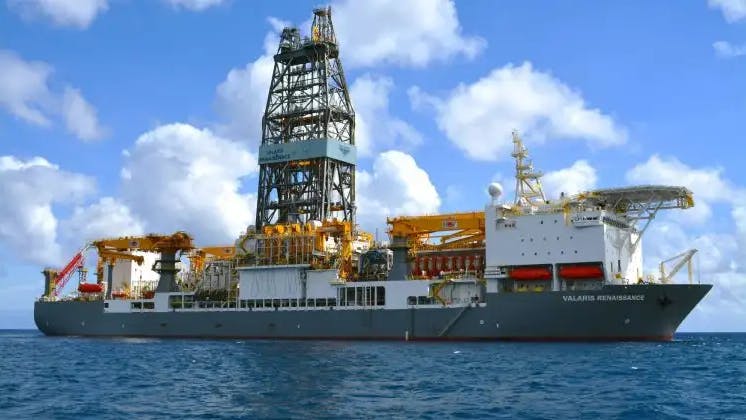 Valaris drillship offshore Brazil