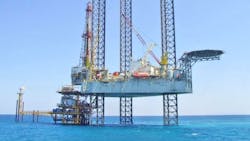Rig 141 offshore Egypt Rig 141 offshore Egypt
