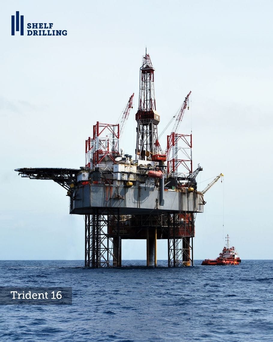 Trident 16 jackup rig Trident 16 jackup rig